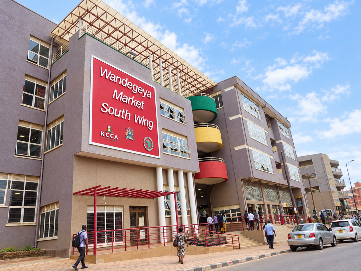 Clean view of Wandegeya Market South Wing in Kampala, where VSMART is located